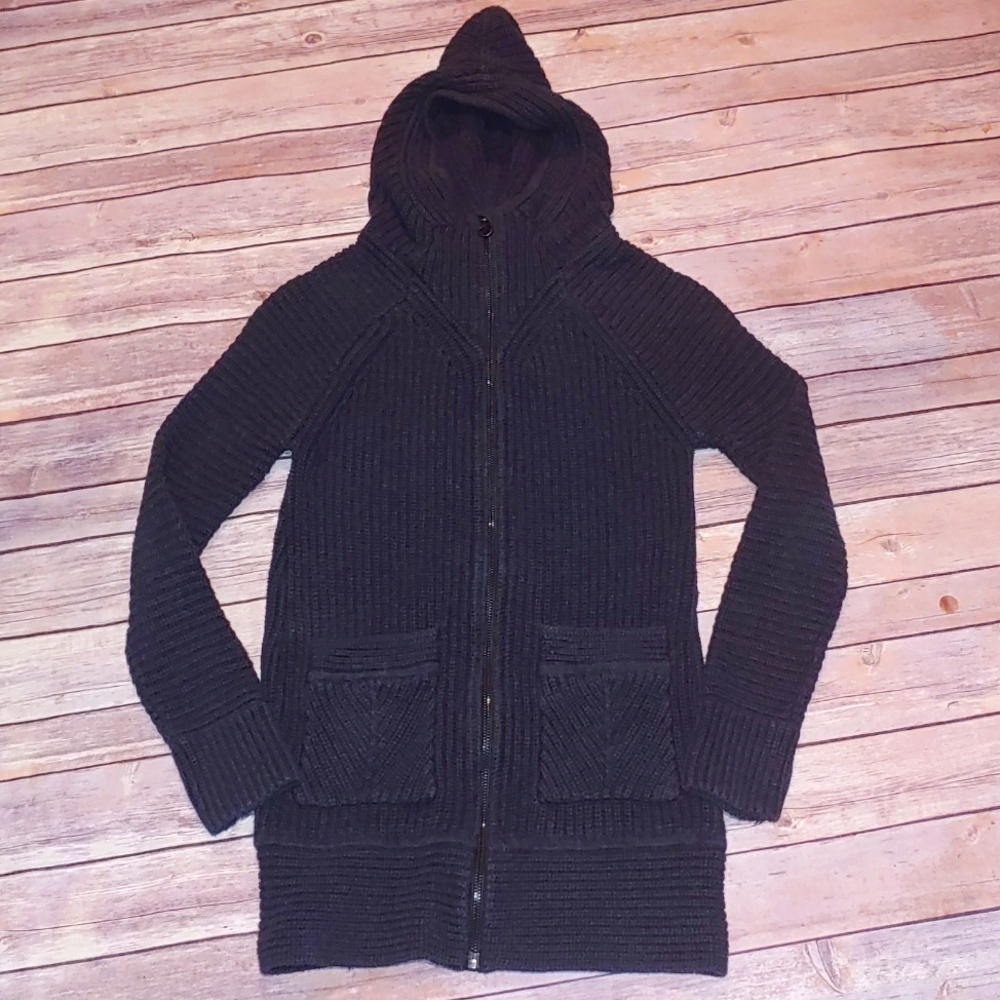 Ivivva Hooded Sweater Zip Up Dress - Size 12